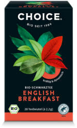 Choice bio fekete tea english breakfast 44 g - babamamakozpont