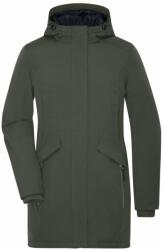 James & Nicholson (Daiber) Elegáns női téli parka kabát JN1175 - Olívzöld | 2XL (1-JN1175-1808846)