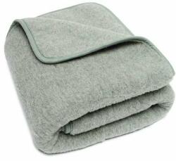 Vlnka Pătură din lână Merino cu strat dublu, verde mărimi așternuturi 135x200 (8-00792-135) Patura