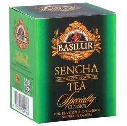  sarcia. eu BASILUR Sencha - Klasszikus zöld tea tasakban, 10 tasak x1, 5 g