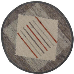 Bakhtar Vastag gyapjú kör szőnyeg Rustic 73x79 kézi és gépi szövésű gyapjú szőnyeg (101946)