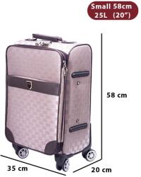 Dollcini Utazóbőrönd - Több Színben és Méretben Kapható - 58x20x35 cm - Rózsaarany (357890-169C)