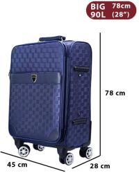 Dollcini Utazóbőrönd - Több Színben és Méretben Kapható - 58x20x35 cm - Kék (357890-167C)