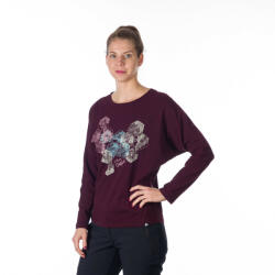 Northfinder Tricou din bumbac cu imprimeu pentru femei Beverly winemelange (107664-643-105)