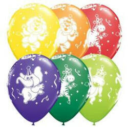 Qualatex Mintás lufi 11" 28cm Party Állatok (LUFI902939)