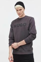 HUGO BOSS pamut melegítőfelső szürke, férfi, nyomott mintás - szürke XXL - answear - 26 990 Ft