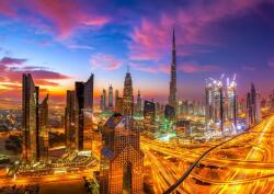 Enjoy - Puzzle Dimineața peste centrul orașului Dubai - 1 000 piese Puzzle