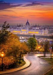 Enjoy - Puzzle Districtul Buda cu Parlamentul Ungariei - 1 000 piese Puzzle