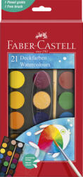 Faber-Castell Acuarele 21 Culori 30mm + Pensula 2023 Faber-castell