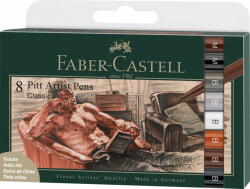 Faber-Castell Pitt Artist Pen Set 8 Buc Clasic Faber-castell
