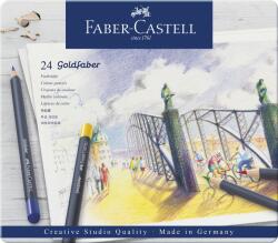 Faber-Castell Creioane Colorate 24 Culori Goldfaber Cutie Metal Faber-castell