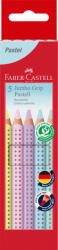 Faber-Castell Creioane Colorate 5 Culori Pastel Jumbo Grip Faber-castell