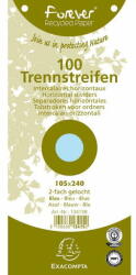 Exacompta Separatoare Carton 105*240 Mm Albastre Exacompta