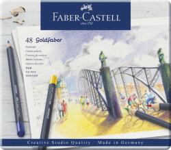 Faber-Castell Creioane Colorate 48 Culori Goldfaber Cutie Metal Faber-castell