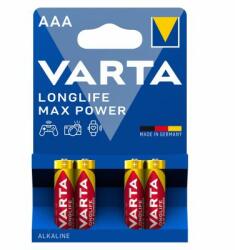 VARTA Baterie Varta LongLife Max Power AAA R3 1, 5V alcalina set 4 buc