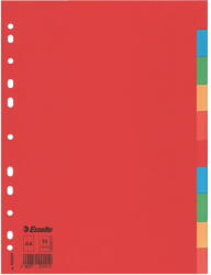 Esselte Separatoare Index Carton 10 Culori Economy Esselte