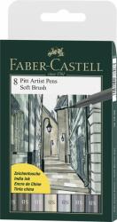 Faber-Castell Pitt Artist Pen Soft Brush Set 8 Buc Faber-castell