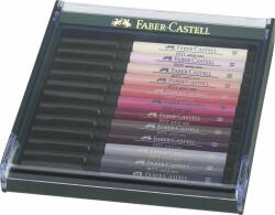 Faber-Castell Cutie 12 Culori Pitt Artist Pen Tonurile Pielii Faber-castell