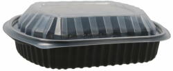 Snick Bio Caserole din PP negru + capac transparent, ovale 1 comp. 240X205 mm 250/set