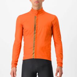 Castelli - Jacheta ciclism vreme rece sau iarna, Entrata Jacket - portocaliu gri reflect (CAS-4523508-857)