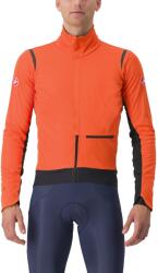 Castelli - Jacheta ciclism vreme rece sau iarna, Alpha Doppio RoS Jacket - portocaliu negru (CAS-4523505-857) - trisport