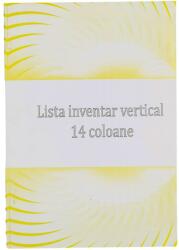 Goldpaper Lista inventar vertical 14 coloane, a4, 100 file (6422575000850)