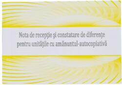 Goldpaper Nota de receptie si constatare de diferente pentru unitatile cu amanuntul, a4, autocopiativa, 2 exemplare, 100 file (6422575001017)