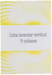 Goldpaper Lista inventar vertical 9 coloane, a4, 100 file (6422575000881)
