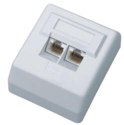 Datacom UTP dupla aljzat vakolat felett Cat6 FA-1004 (2455)