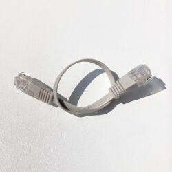 Datacom Patch kábel UTP CAT6 0, 25m szürke FLAT lapos lapos (1439)