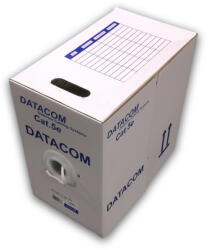 Datacom FTP kábel CAT5E PVC, Eca 305m fehér (12001)