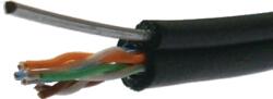 Datacom UTP kábel Cat5e 305m önhordó OUTDOOR blk (1106)