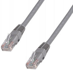 Datacom Patch kábel 3m , UTP , Cat5e , RJ45, szürke (1530)