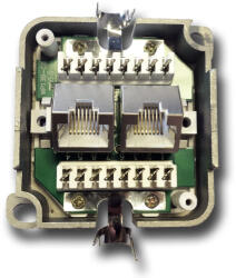 Datacom STP dupla aljzat a vakolat felett Cat6 FA-1004 (2457)