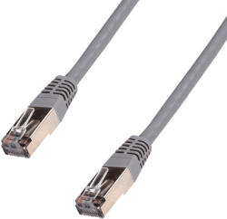 Datacom Patch kábel 0, 5 m, FTP, Cat5e, RJ45, szürke, szürke (1580)