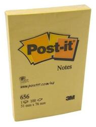 Post-it Öntapadós jegyzet 3M Post-it LP656 51x76mm sárga 12x100 lap (1262706) - homeofficeshop