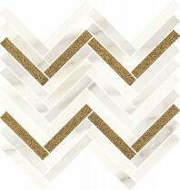 Paradyz Calacatta Sparkle Gold Mozaika fényes 28, 1X30, 1 G1 (M-C-281X301-1-CASP.GO)