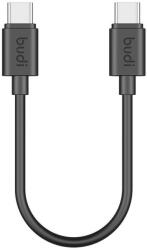 budi USB-C to USB-C cable Budi 65W 25cm (black) (023TT025) - mi-one