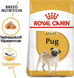 Royal Canin Pug Adult - Mopsz felnőtt kutya száraz táp (2 x 1.5 kg) 3 kg