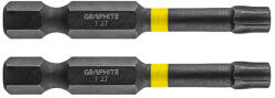 GRAPHITE Set biti de impact TX27X50mm 1/4" 2buc. GRAPHITE 56H527 HardWork ToolsRange Surubelnita