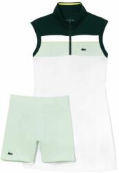 Lacoste Rochie tenis dame "Lacoste Recycled Fiber Tennis Dress with Integrated Shorts - white/green