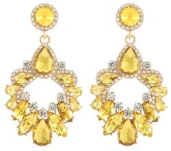  KI-28209 Fülbevaló - Arany/Sárga