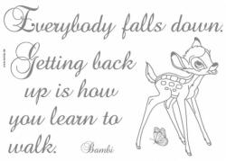 Komar Stickere perete Bambi - Getting back up Decoratiune camera copii