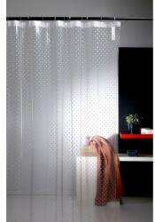 atenas home textile Perdea dus transparenta cu buline 180 x 200cm Perdea de dus
