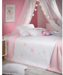 Atenas Cuvertura pat copii cu stelute roz