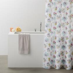 atenas home textile Perdea dus alba cu flori Vinuesa Perdea de dus