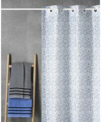 atenas home textile Perdea dus alba cu imprimeu floral Perdea de dus