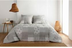 Linder Cuvertura patchwork Gentiane gri