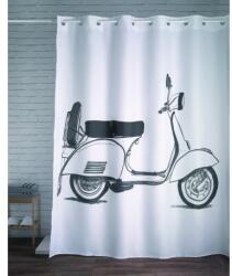 atenas home textile Perdea dus Scuter Vespa alb-negru Perdea de dus