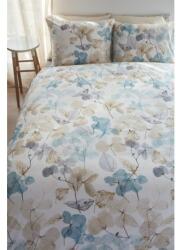 BeddingHouse Lenjerie de pat cu flori Deltane Aqua Blue